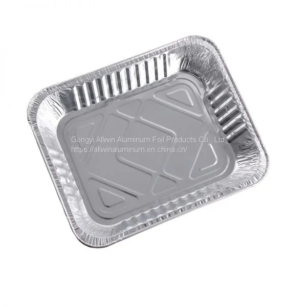 Aluminum Foil Container Half Size Medium Pan With Lid photo-3