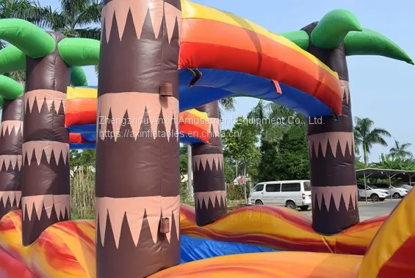 Inflatable Slip and Slide Inflatable Water Slide Axs-14 photo-2