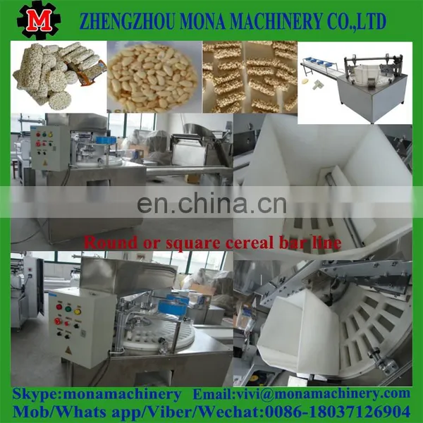 Chocolate Cereal Bar Production Line/candy Bar Making Machine/puffed Rice Bar Production photo-2