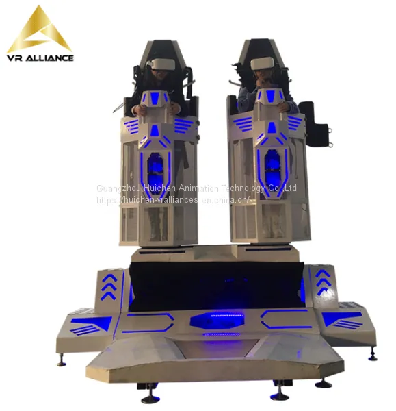 Exciting Double Seats Super Rocket Simulator 9D Virtual Reality VR Game Machine For Sale photo-5