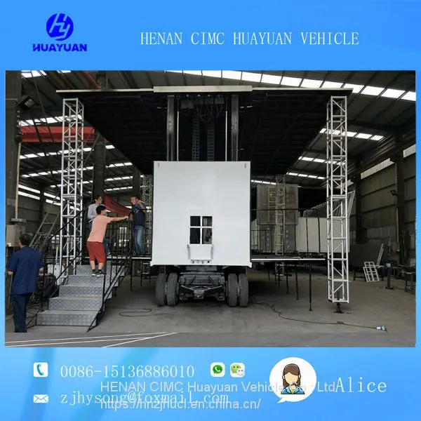 9m Outdoor Mobile Stage Traile for Sale photo-3