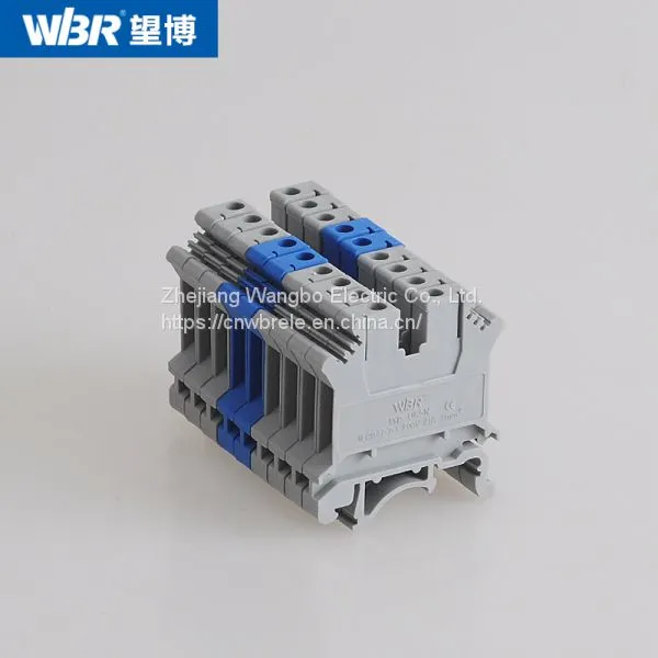 DIN Rail Terminal Blocks Threaded Current TerminalUK6N Screw Connector photo-5