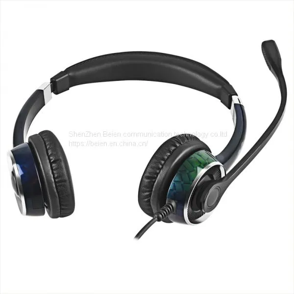 China Beien FC22 RJ Business Telephone Headset for Call Center Customer Service Multimedia Teaching Headset photo-4