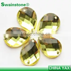 Fashion Gems Sew on Rhinestones Flatback Acrylic,flatback Sew on Rhinestones Acrylic,sew on Flat Back Acrylic Rhinestones Bulk photo-3