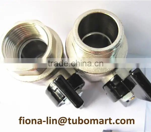 Brass Butterfly Ball Valve of CW617N With Butterfly Handle photo-5