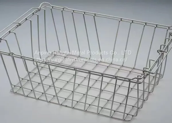 Sterilization Sterile Goods Wire Baskets SPRI Size Top Access Sterile Goods Baskets photo-3