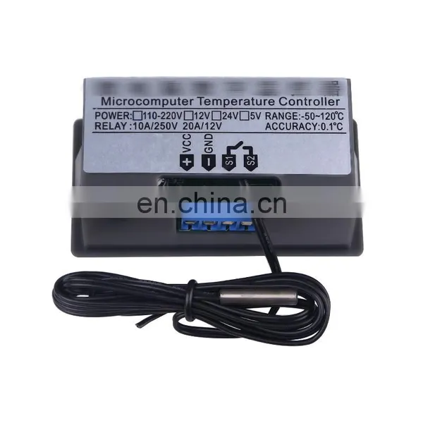 W3230 AC 110V-220V DC 12V Digital Thermostat Temperature Controller Regulator Heating Cooling Control Instruments LED Display photo-5
