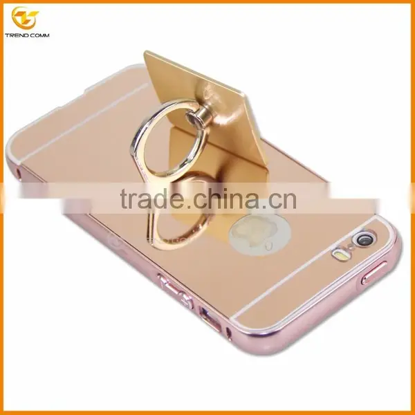 Wholesale Aluminum Metal Bumper Plating Mirror Hard Cover for Iphone 5s photo-2