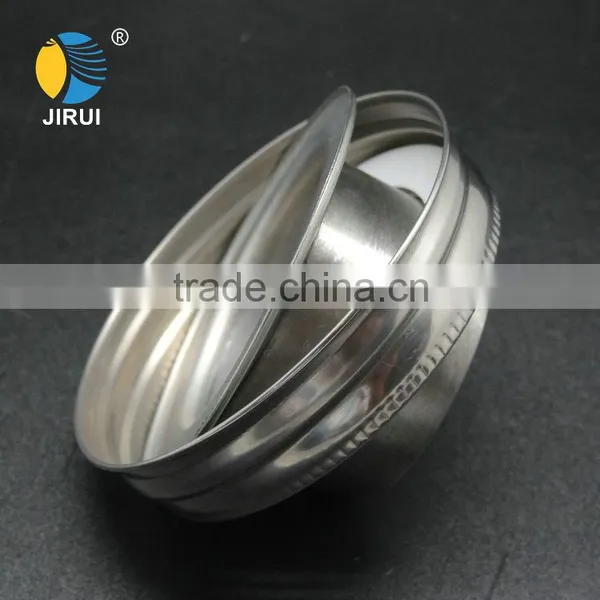 2016 Factory New Designed Silver Cocktail Shaker 70mm Stainless Steel Lid for Mason Jar photo-5