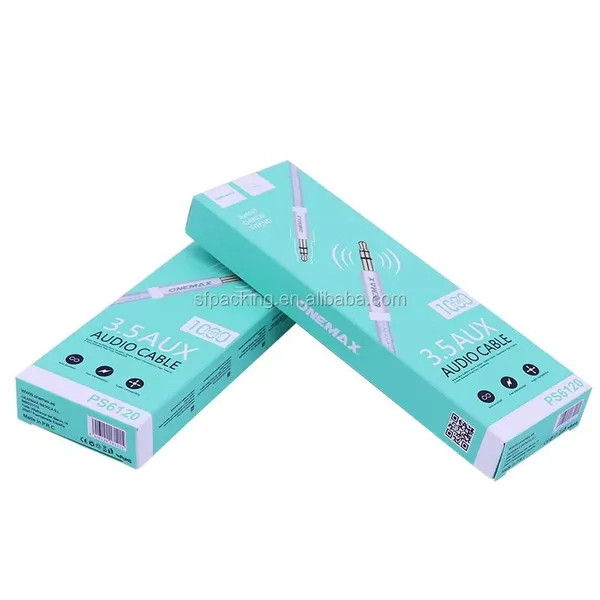 Cable Package Custom White Paper Boxes Supplier