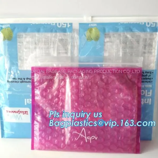 Custom LOCK Zipper Bubble Bag/bubble Slider Bag,Shielding Bag Aluminum Foil Bag Metallized Foil Bag Nylon Vacuum Bag photo-4