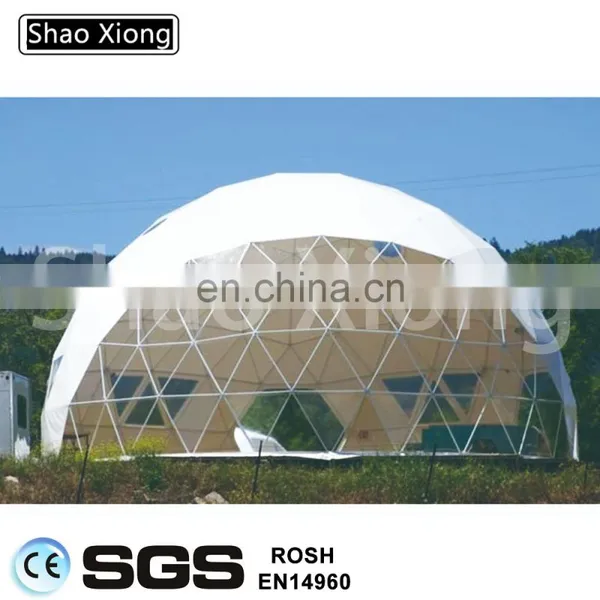 10m Geodesic Dome Tent Inflatable Dome Canvas Camping Tent For Sale photo-3