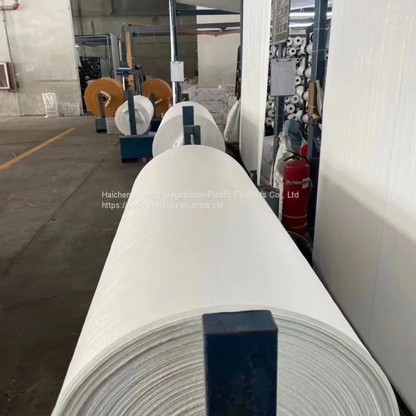 500kg 1 Ton 1.5tons Plastic pp Woven Fibc Virgin Circular Lifting Sling Big Bag Belt Soft Pallet for Cement Fertilizer Sacks photo-4