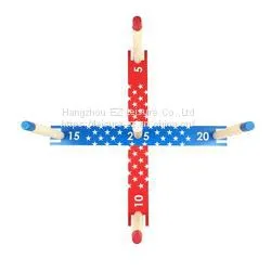 Wooden Ring Toss Game Set Fun Quoits Game photo-3