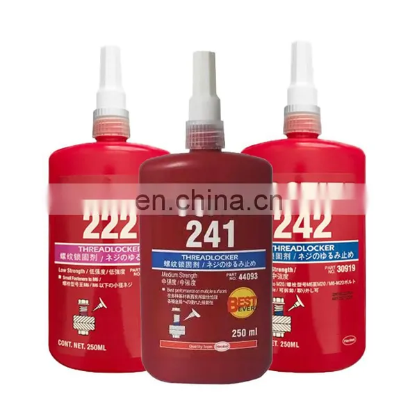 250 ml Loctiter 222 241 242 Medium Strength Screw Locking Adhesive Metal Fastening Anaerobic Thread Glue