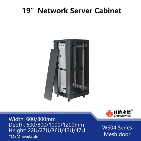 FACTORY OEM 19inch Network Server Cabinets WS04 Server Racks 22U/42U for Network photo-4