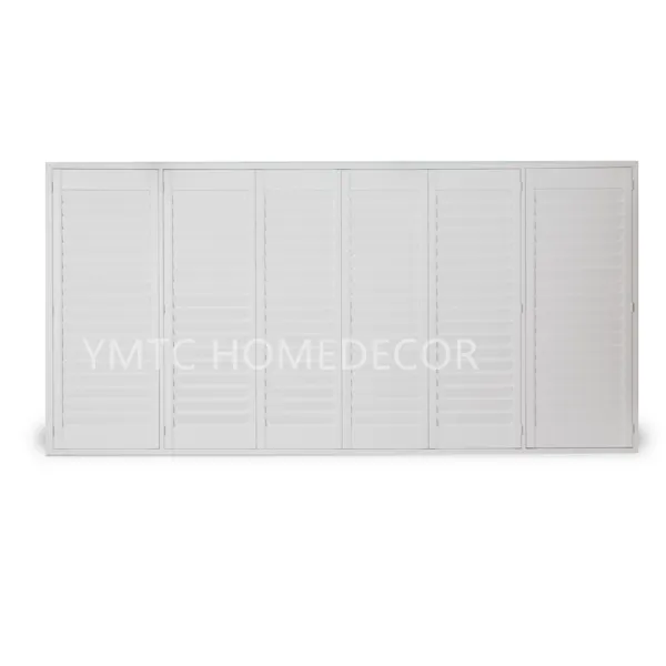 Customized Shapes and Colored Basswood, Paulownia Wood, PVC Shutters Window Coverings photo-3