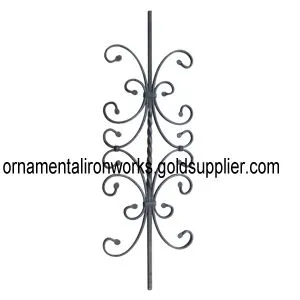 Ornamental Iron Balusters for Home Metal Stair Decoration photo-4