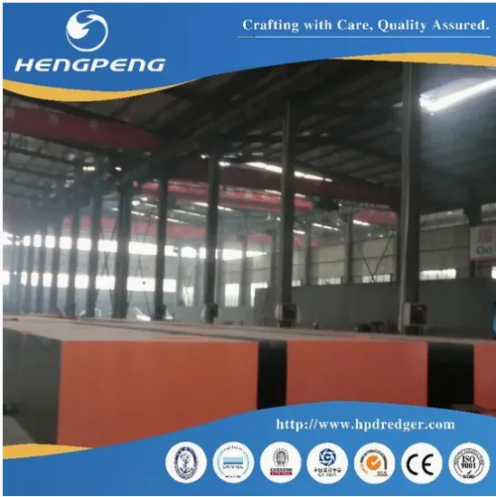 Modular Pontoon Excavator Transportation Carrier Barge/Floating Working Platform/Cargo Deck Barge Support Excavator Operate Dredging in Inland River Lake photo-5