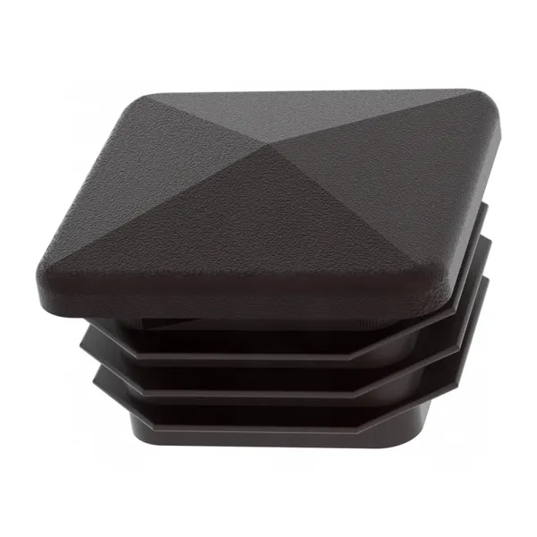 40MM Handrail Tube End Cap Plastic Handrail Post End Caps