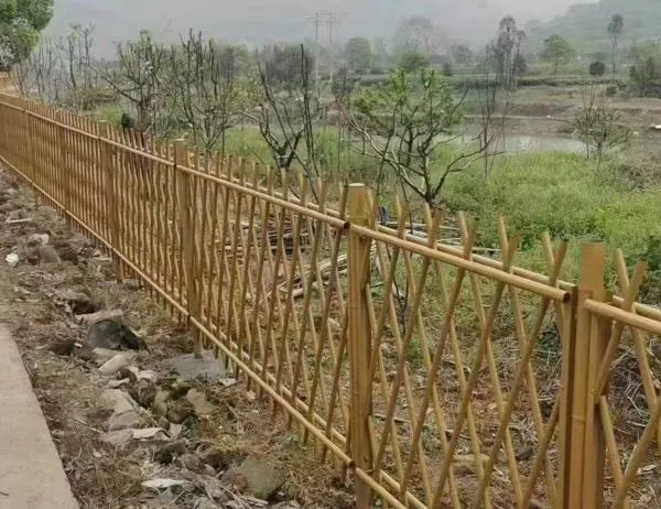Imitation Wood Fence Garden Imitation Bamboo Railing Villa Fence Guard photo-3