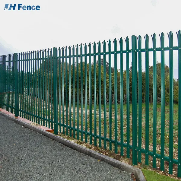 Windproof Rainproof Steel Yard Fence Eco-Friendly Powder Coated Security Steel Fence Panel