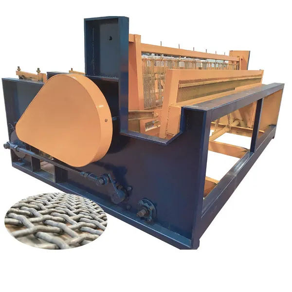 Hot-selling 2-6mm Steel Wire Mesh Screen Forming Machine, Embossed Wire Mesh Stamping Machine for Metal Grating photo-4
