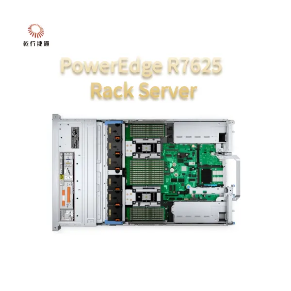 2U Two Socket PowerEdge R7625 Rack Server 4th Gen AMD EPYC™ Processors Up To 8x PCIe Gen5 Slots 12 X 2.5