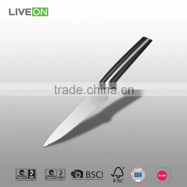 5 Inch POM Handle Stainless Steel Cutlery Serrated Steak Knife