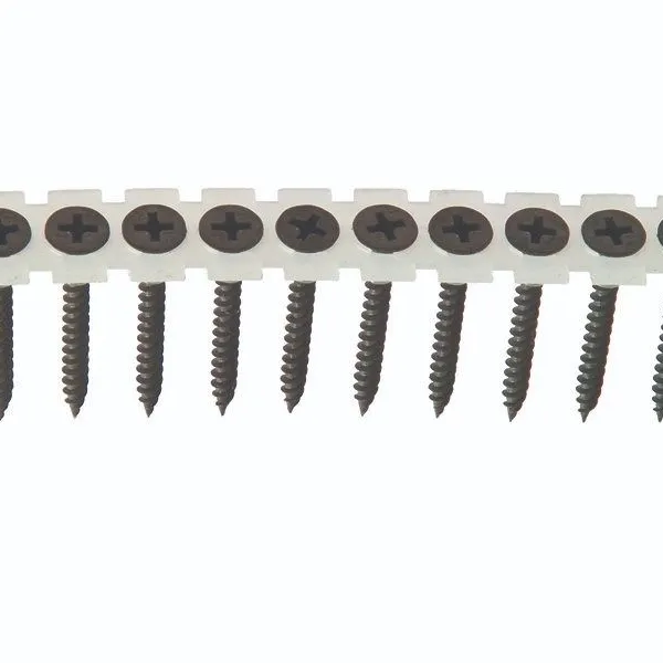 Professional Grade Coarse Thread Auto-feed Screws, Yellow Zinc Coated, Plastic Strip, 25mm/35mm/40mm, for Drywall Installation photo-3