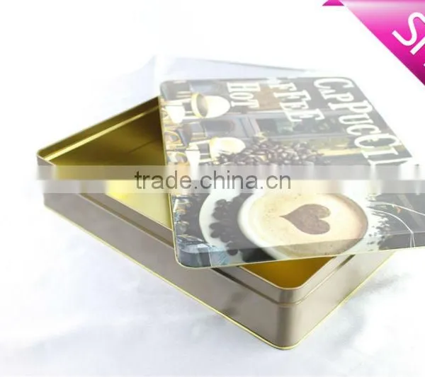 Coffee Tin Box Square Tin Box photo-3