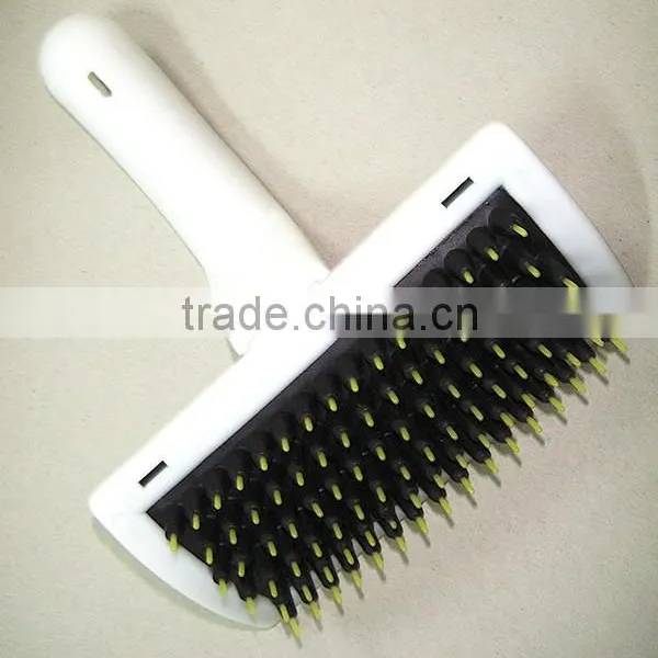 Wholesale PP Plastic Pet Brush ,Dog Grooming Brush Stainless Metal Pin photo-2