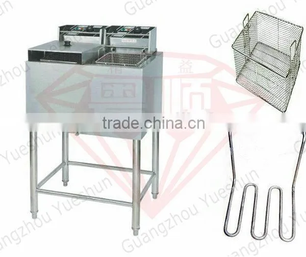 China Factory Freestanding Single Tank Double Basket Electrical Deep Fryer photo-4