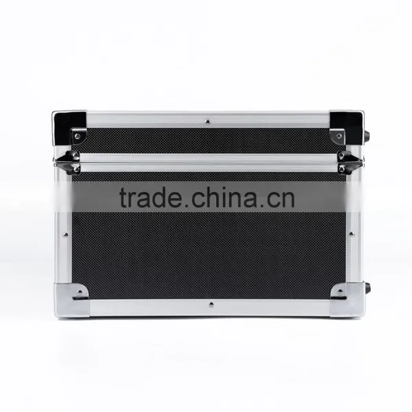 Black Aluminum Protective Carrying Hard Case Trolley for DJI Phantom 4 photo-3