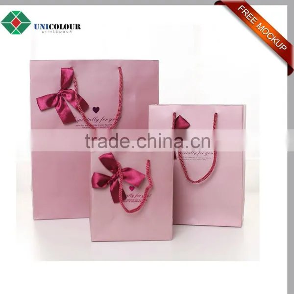 Latest Design Fancy Laminated Paper Straw Gift Bag photo-3