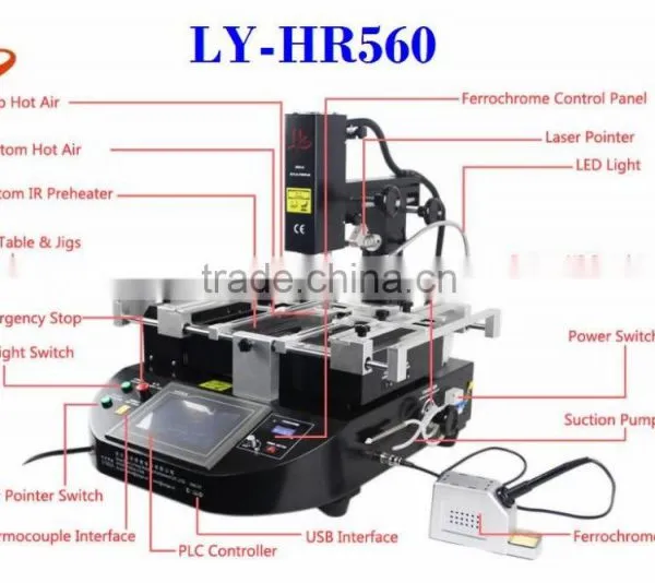 Automatic Bga Rework Station HR560 for Motherboards, Hot Air Heater Bga Station photo-2