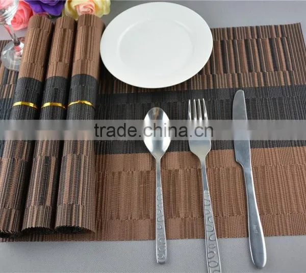PVC Insulation Kitchen Placemat Table Decoration Washed Clean Breakfast Lunch Dinner photo-2