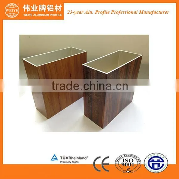 Customized 6000 Series Wood Grain Aluminum Extruded Profile photo-2