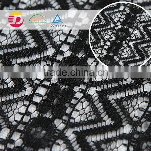 Wholesale Cheap Nylon Poly Wave New Design Flower Lace Embroidered Underwear Fabric Garment Accessories Making Machines photo-4