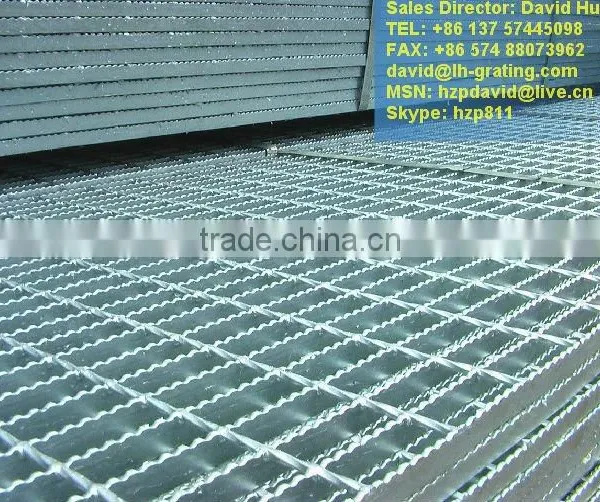Steel Serrated Flooring Frame Grating