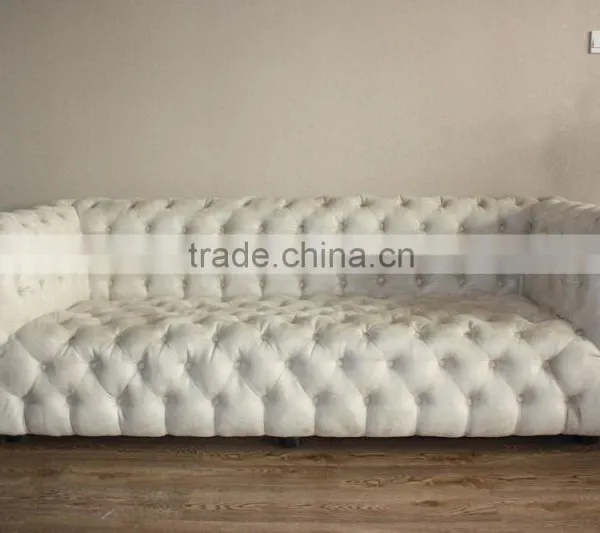 French Fabric Wooden French Furniture Sofa