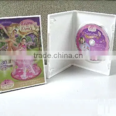 DVD5 or DVD9 Replication in Single Disc DVD (Clear / White / Black) PP Case