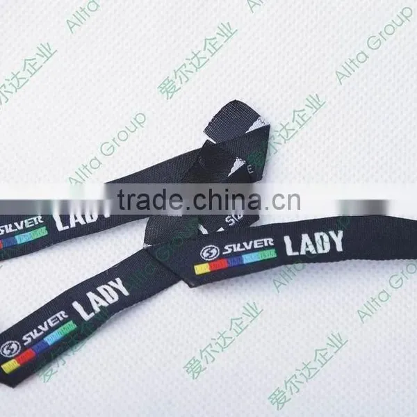 Gold Thread Woven Label for Clothing, Provide Free Samples for You Approve photo-3