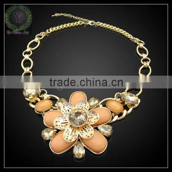 Wholesale Gemstone Statement Necklace, Fashion Necklace, Charm Necklace