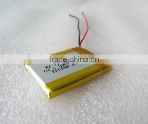 Rechargeable Li-Polymer Battery 553443 950mAh 3.7V With Stable PCM photo-2