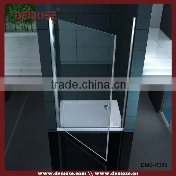 Folding Curved Tempered Glass Shower Doors