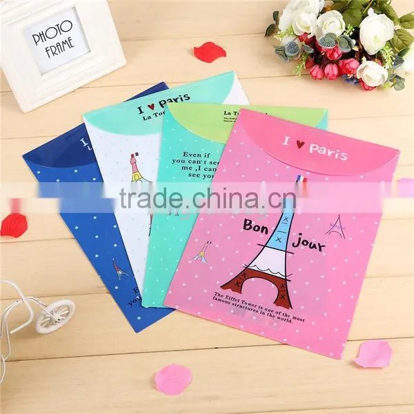 2015 Waterproof Wholesale Eco Friendly Oxford File Bag, Documents Pouch