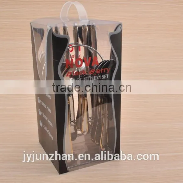 24pcs Gold Plated Flatware With Shelf and PVC Box Made by Stainless Steel and Competitve Price photo-2