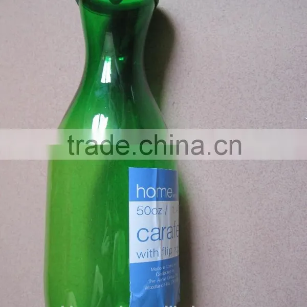 2015 New Design 32OZ Plastic Cold Water Bottle/50OZ Clear Plastic Juice Bottle/PE Water Bottle