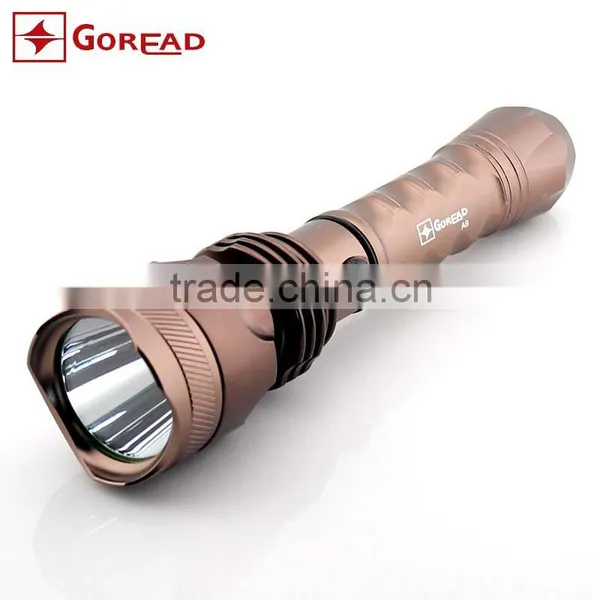 Goread A9 Q5 Aluminum 3W High Bright Spot Beam Tactical Flashlight photo-2